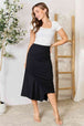  Full Size High Waist Midi Skirt Trendsi