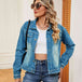 Washed Denim Jacket Bazaarbey