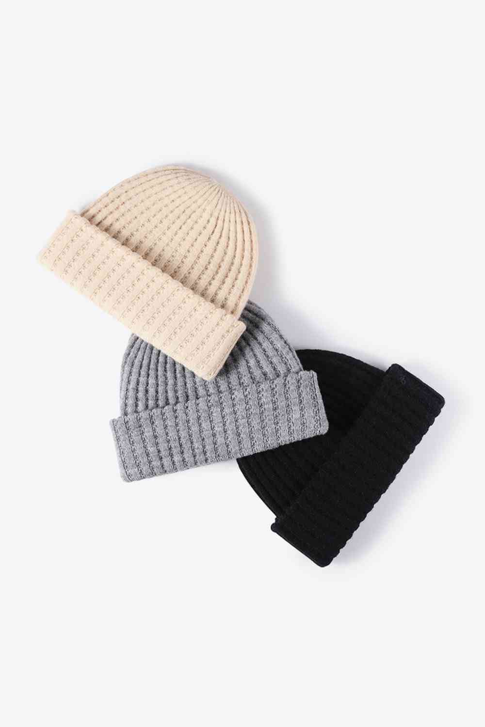 Wide Rib Beanie Trendsi