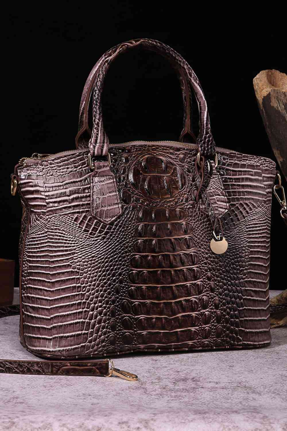 Gradient PU Leather Handbag Bazaarbey