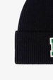 Letter Patch Cuffed Knit Beanie Trendsi