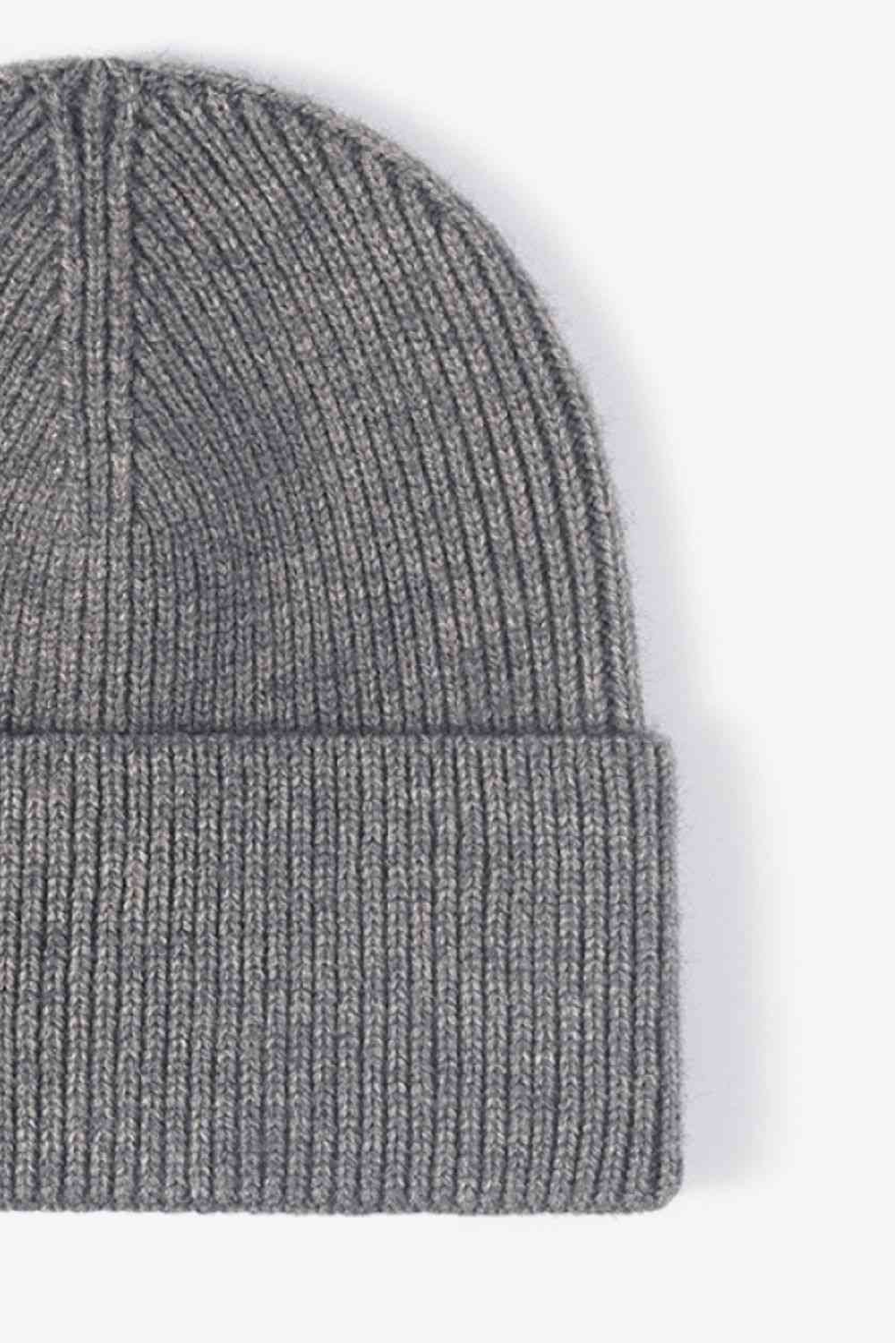 Warm In Chilly Days Knit Beanie Trendsi