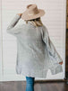 High-Low  Cardigan with Pockets Trendsi