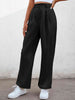 High Waist Straight Leg Pants Bazaarbey