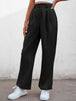 High Waist Straight Leg Pants Bazaarbey