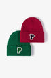 Letter Patch Cuffed Knit Beanie Trendsi