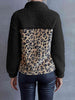  Quarter-Snap Teddy Sweatshirt Trendsi