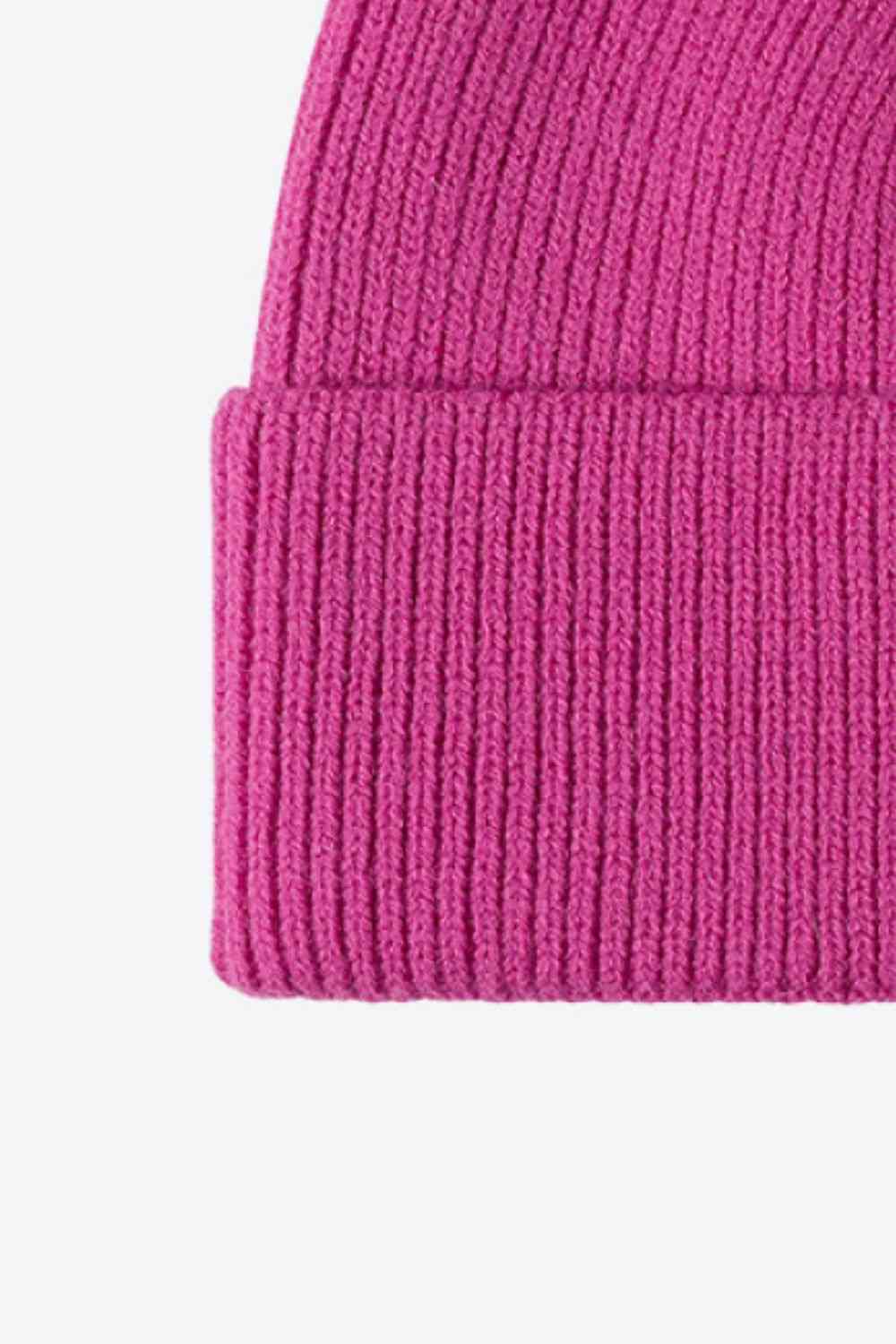 Warm In Chilly Days Knit Beanie Trendsi