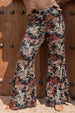  Printed Wide Leg Long Pants Bazaarbey