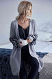  Sleeves Waffle Knit  Cardigan Trendsi