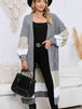  Long Sleeve Pocketed Cardigan Trendsi