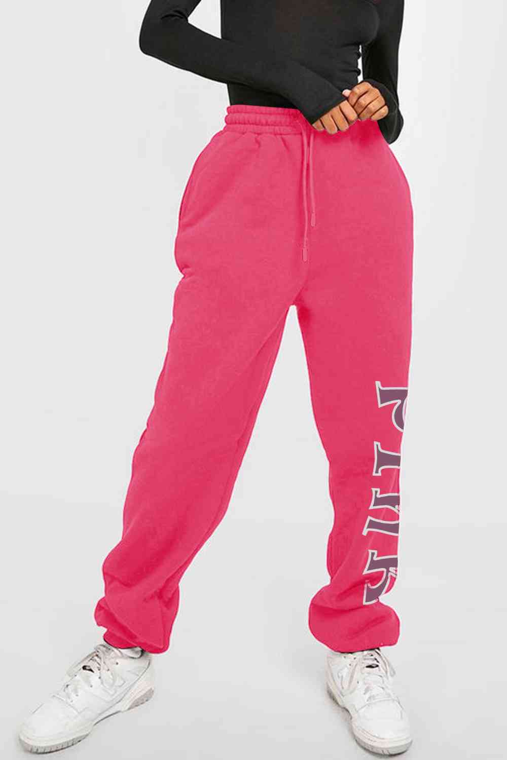   PINK Graphic Sweatpants Bazaarbey