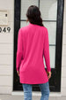    Long Sleeve Cardigan with Pockets Trendsi