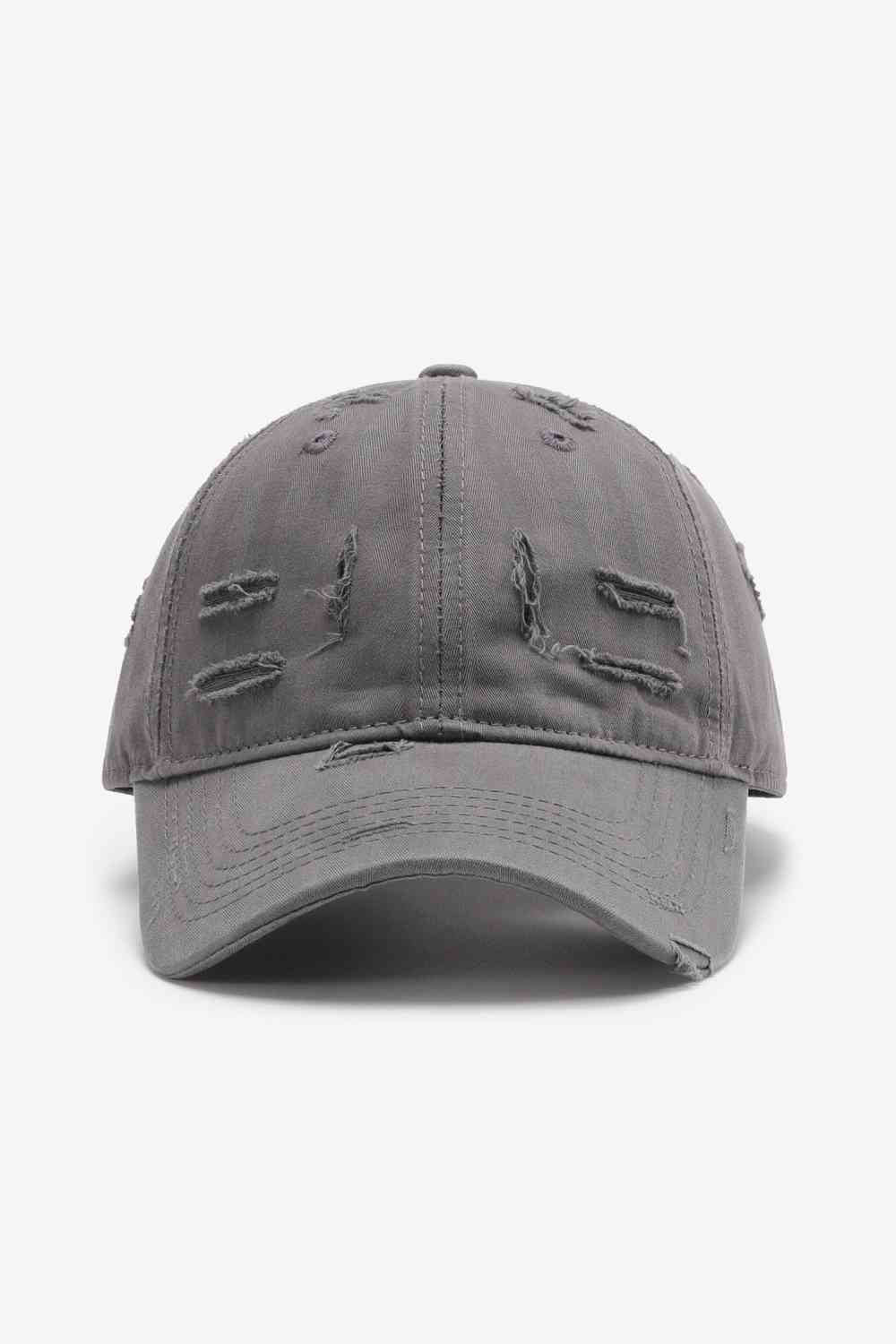 Distressed Adjustable Baseball Cap Trendsi