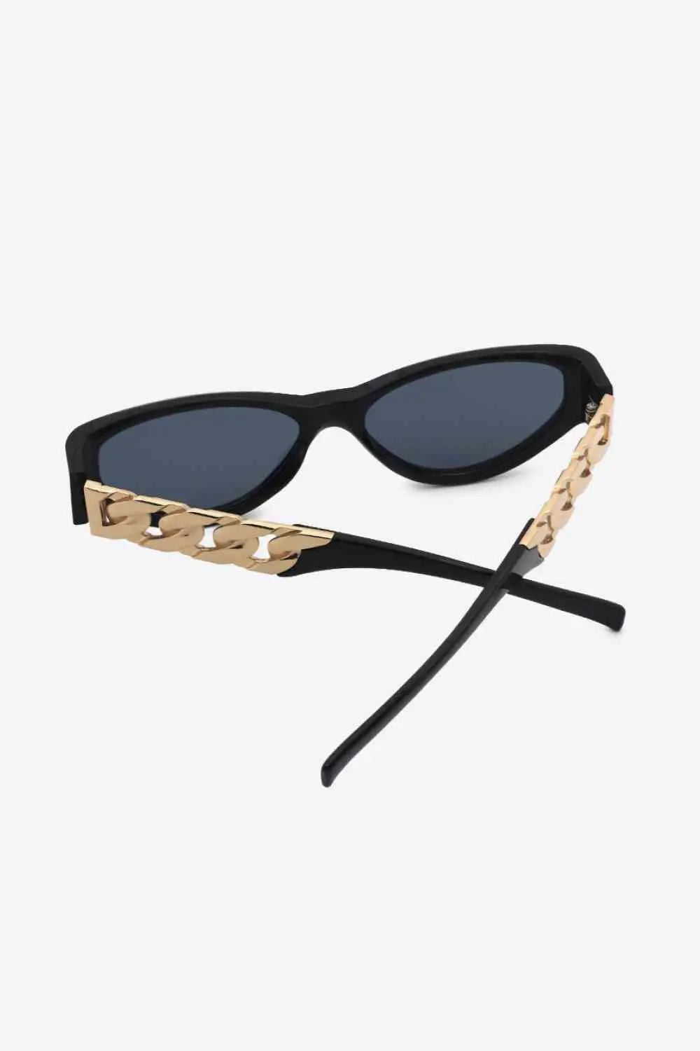 Chain Detail Temple Cat Eye Sunglasses Trendsi