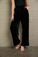  Loose Fit High Waist Long Pants with Pockets Bazaarbey