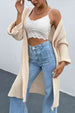 Open Front Drop Shoulder Duster Cardigan Trendsi