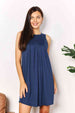  Round Neck Sleeveless Mini Dress -BazaarBey - www.shopbazaarbey.com