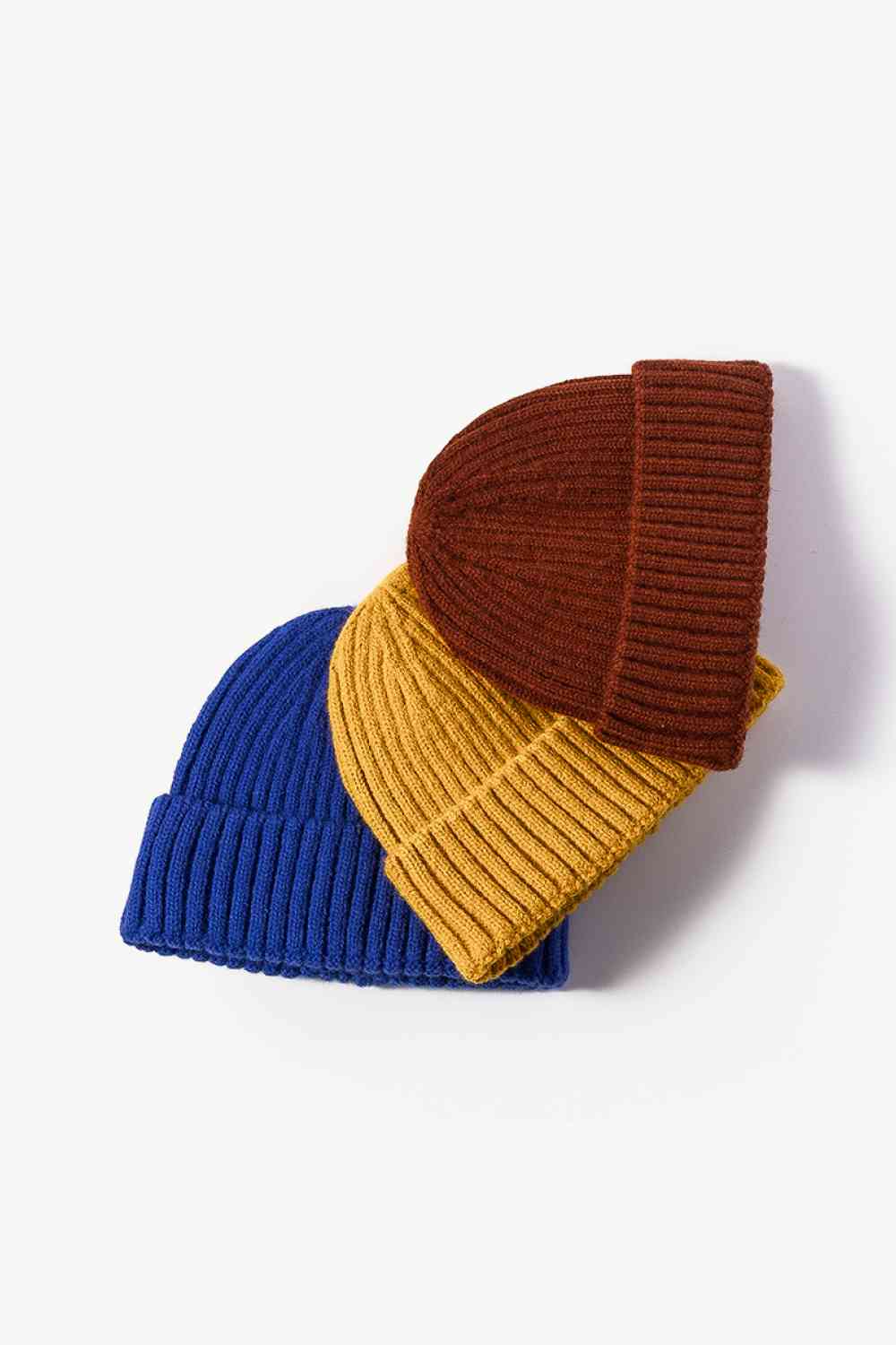 Rib-Knit Cuff Beanie Trendsi