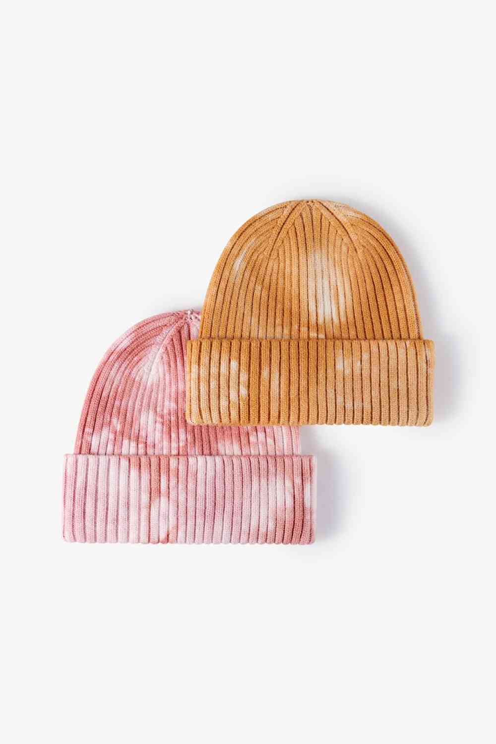 Tie-Dye Ribbed Cuffed Beanie Trendsi