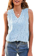 Lace V-Neck Tank Bazaarbey