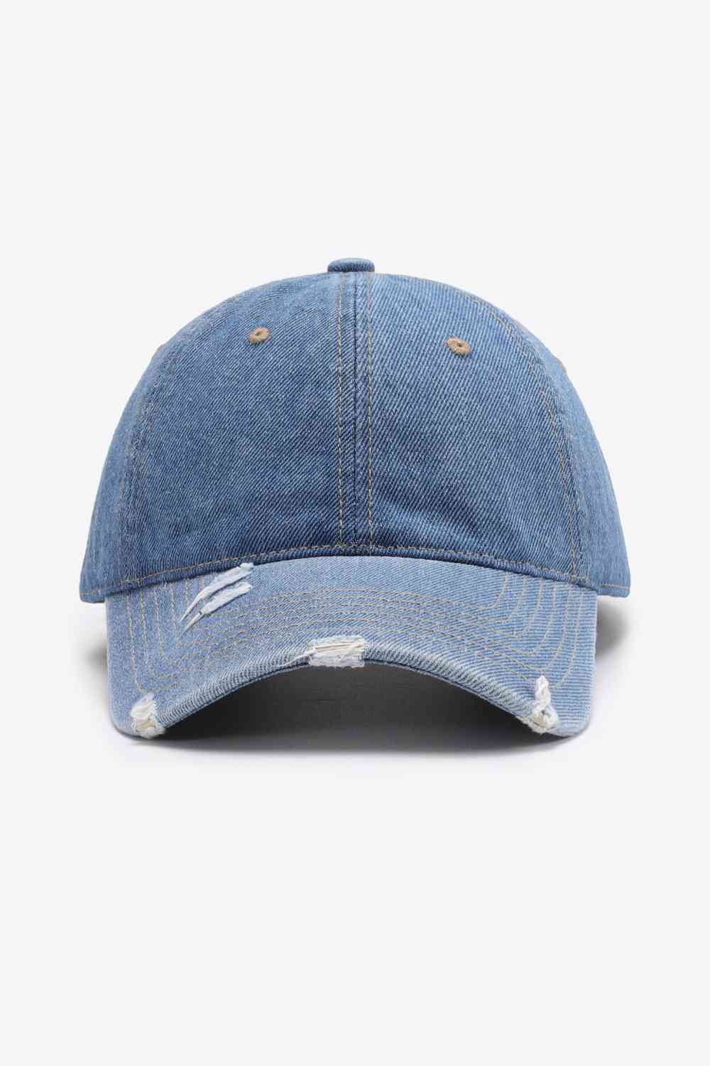 Distressed Adjustable Baseball Cap Trendsi