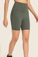 Seamless High-Rise Wide Waistband Biker Shorts Trendsi