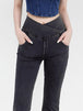 Wide Waistband Bootcut Jeans with Pockets Trendsi