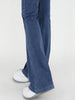 Wide Waistband Bootcut Jeans with Pockets Trendsi