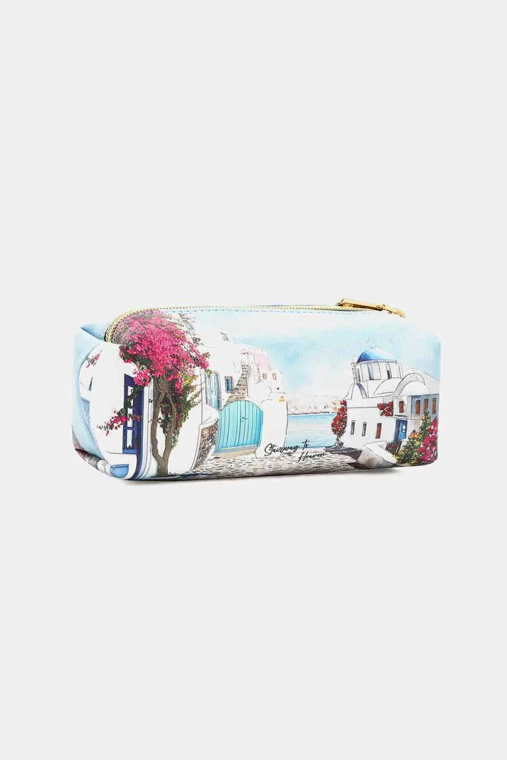  Printed Handbag with Three Pouches Bazaarbey