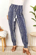  Geometric Print Tassel High-Rise Pants Bazaarbey