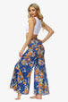 Floral Tie-Waist Tiered Culottes Bazaarbey