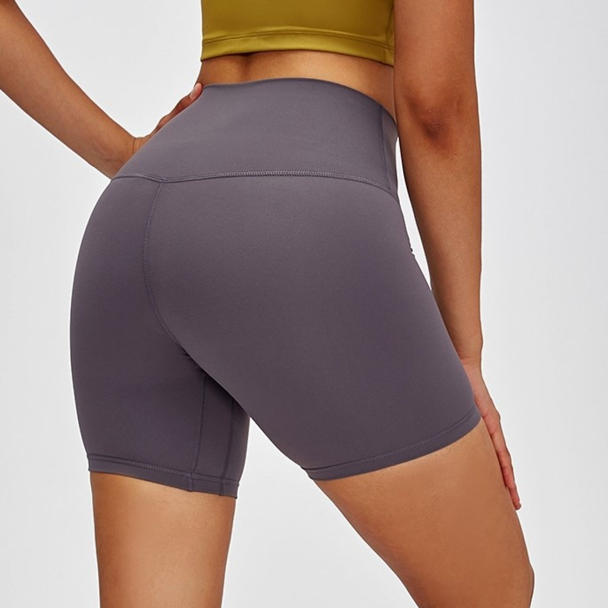 High Waist Training Shorts Trendsi