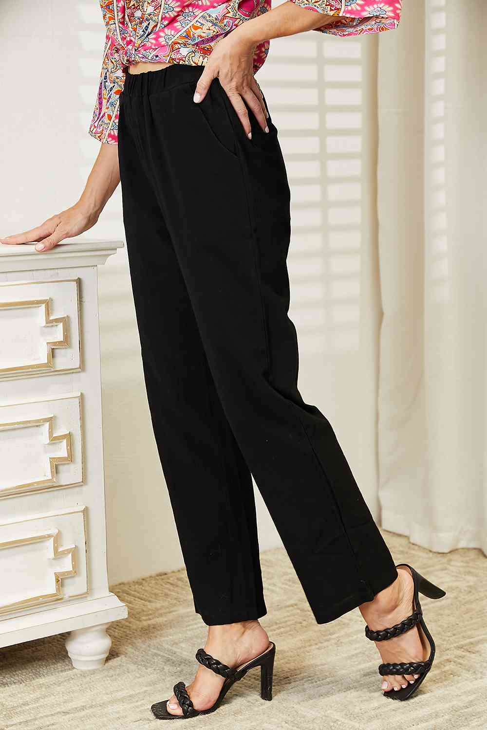  Pull-On Pants with Pockets Bazaarbey