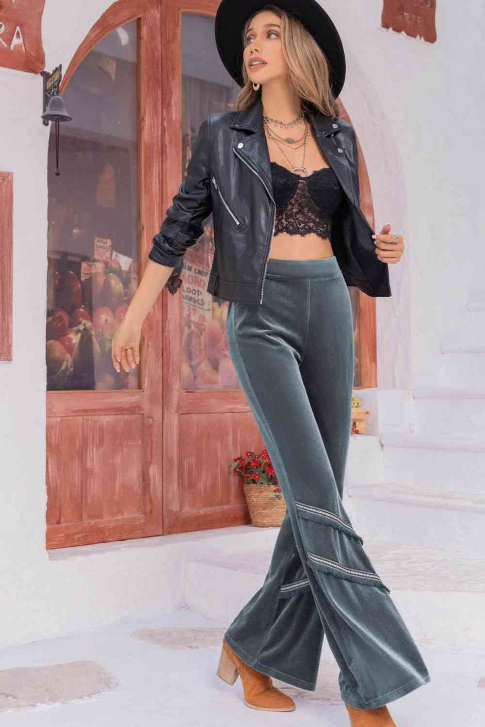 Long Wide Leg Pants Bazaarbey