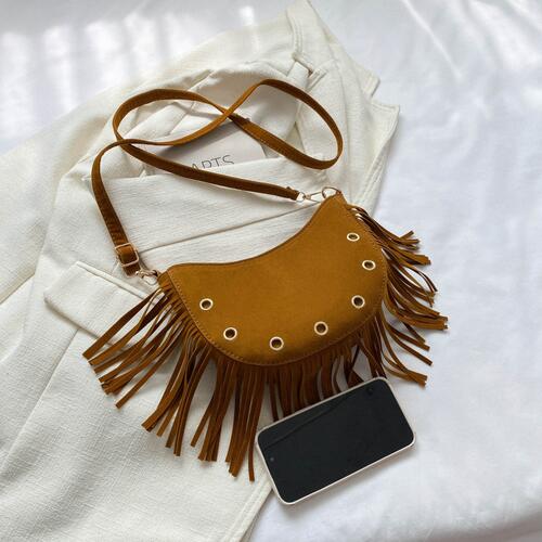 Fringe Detail Crossbody Bag Bazaarbey