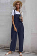 Wide Leg Overalls with Front Pockets Bazaarbey