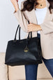 David Jones Structured Leather Handbag Bazaarbey