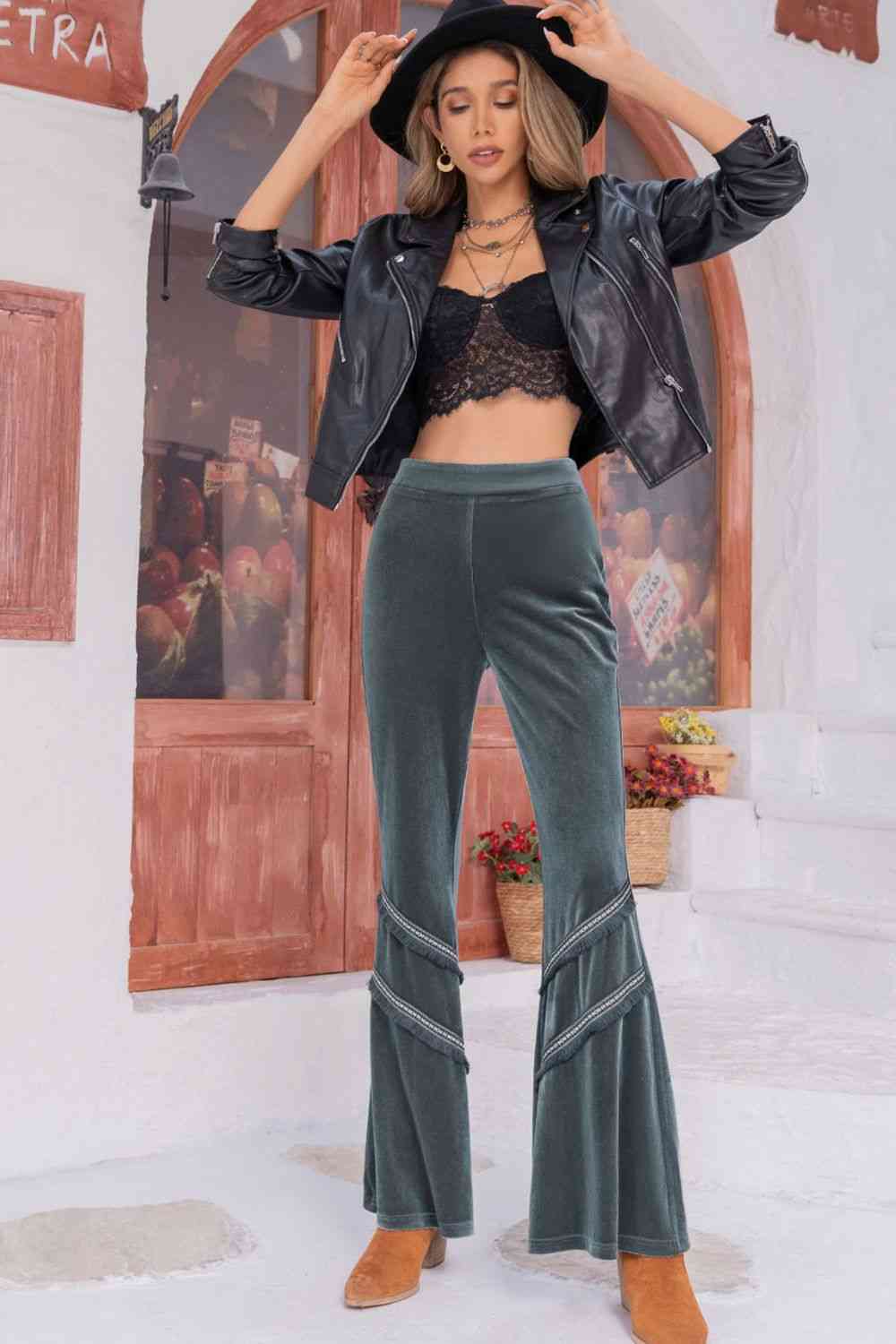 Long Wide Leg Pants Bazaarbey