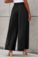 Drawstring Waist Wide Leg Pants Bazaarbey