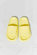 MMShoes Arms Around Me Open Toe Slide in Yellow Trendsi