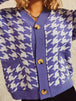  Botton Front  Cardigan with Pockets Trendsi