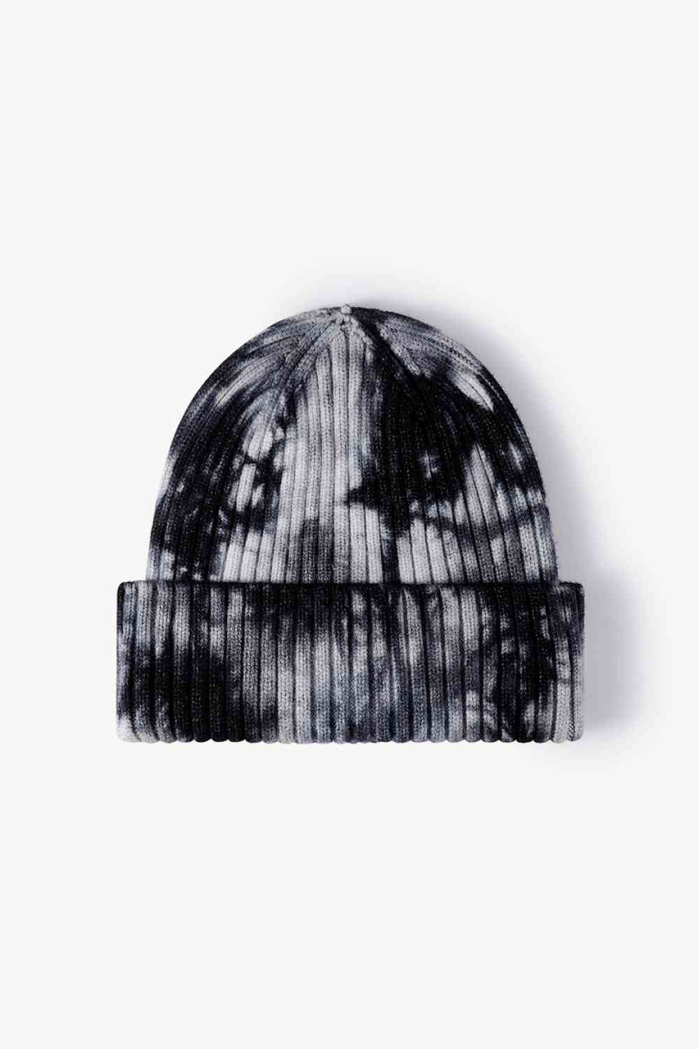 Tie-Dye Ribbed Cuffed Beanie Trendsi