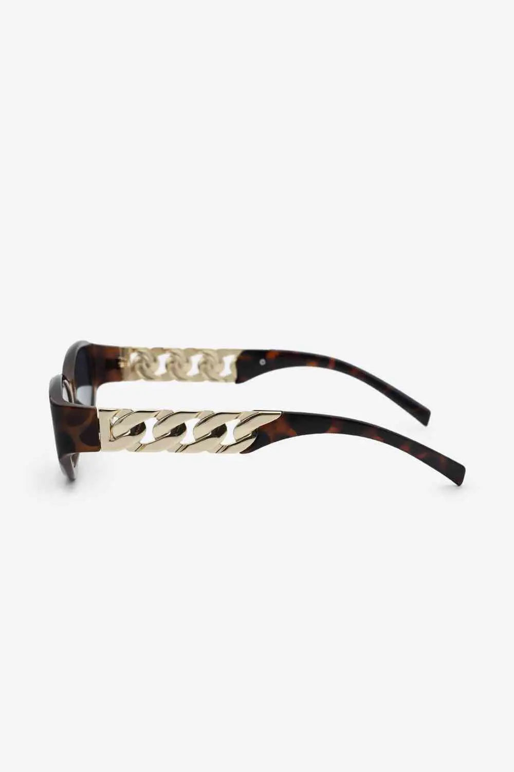 Chain Detail Temple Cat Eye Sunglasses Trendsi