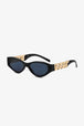 Chain Detail Temple Cat Eye Sunglasses Trendsi