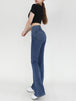 Wide Waistband Bootcut Jeans with Pockets Trendsi