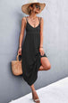 Double Strap Tie Back Dress -BazaarBey - www.shopbazaarbey.com