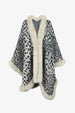 Leopard Open Front Poncho Bazaarbey