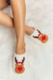 dy Rudolph Print Plush Slide Slippers Trendsi