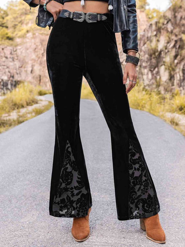 High Waist Flare Leg Pants Bazaarbey